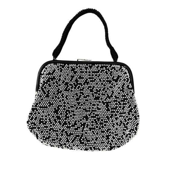 Vintage Reversible Beaded Handbag Purse - Picture 2 of 15